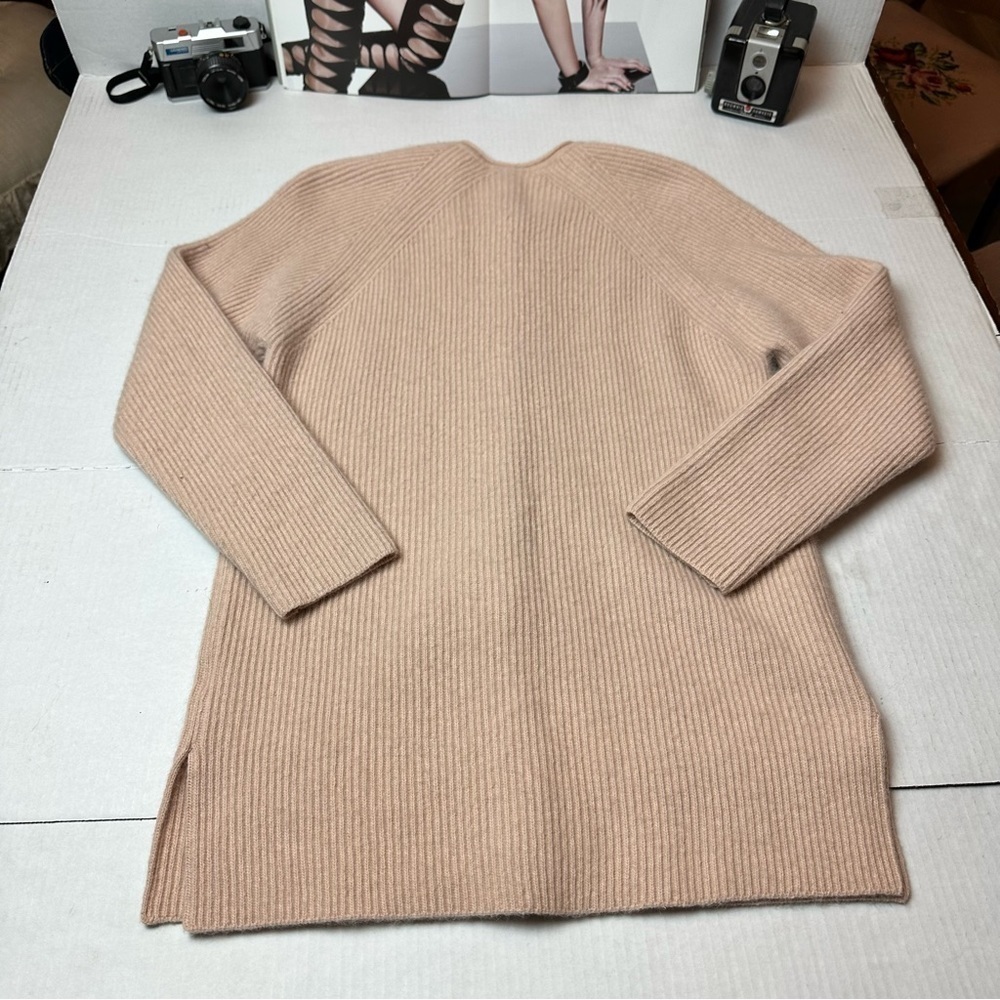 Jones New York Angora Lambswool Cardigan | Quiet Luxury Soft Minimalist Petite - Picture 4 of 10